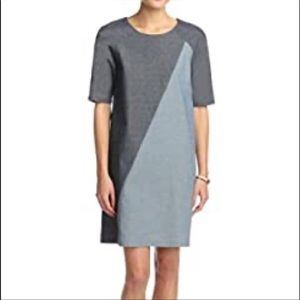 Kate Spade Saturday Color Block Chambray Shift Dress